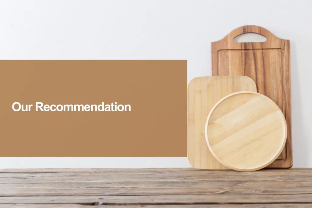 our recommendation for wood vs plastic cutting board