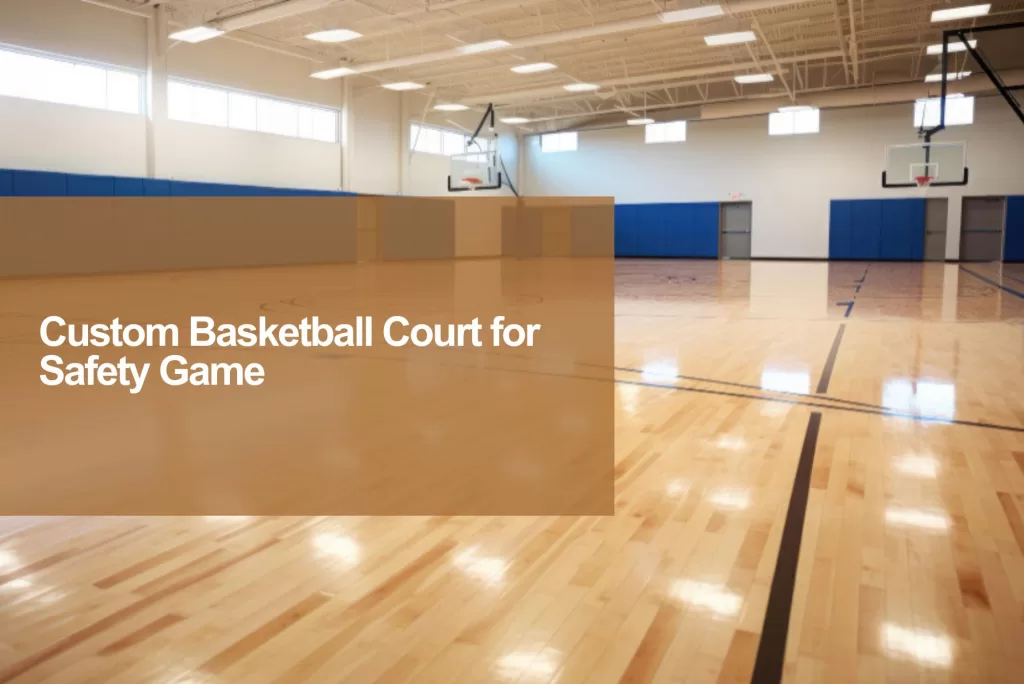 custom basketball court