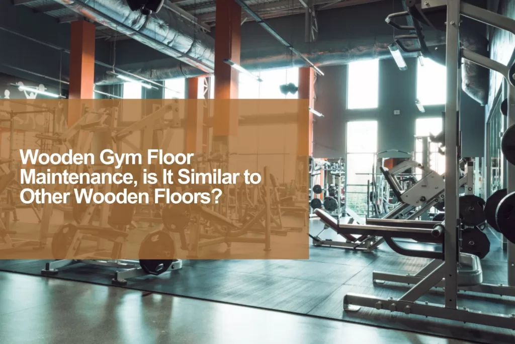 maintenance wood gym floor
