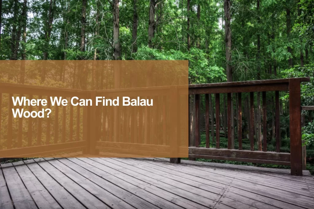 place can find balau wood