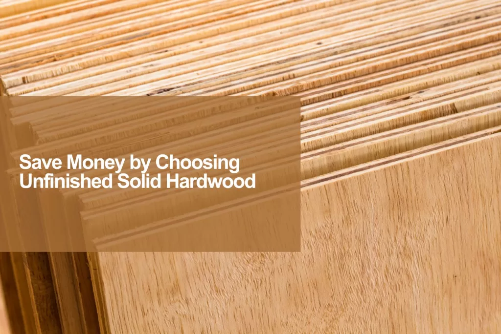 save money for hardwood flooring