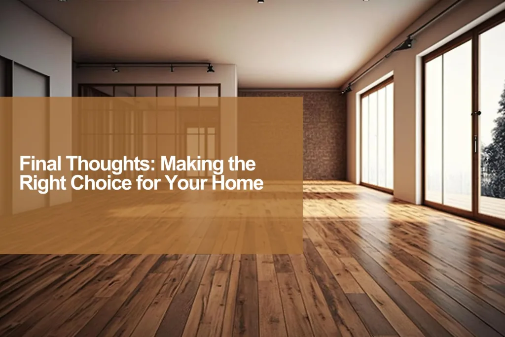 final thought in engineered hardwood manufacturers