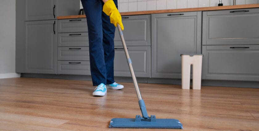 best way to clean engineered wood floors