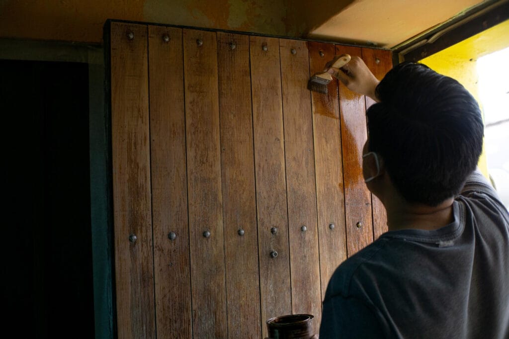 appearance of veneer wood