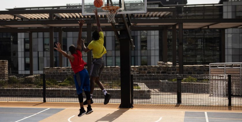 install a basketball court