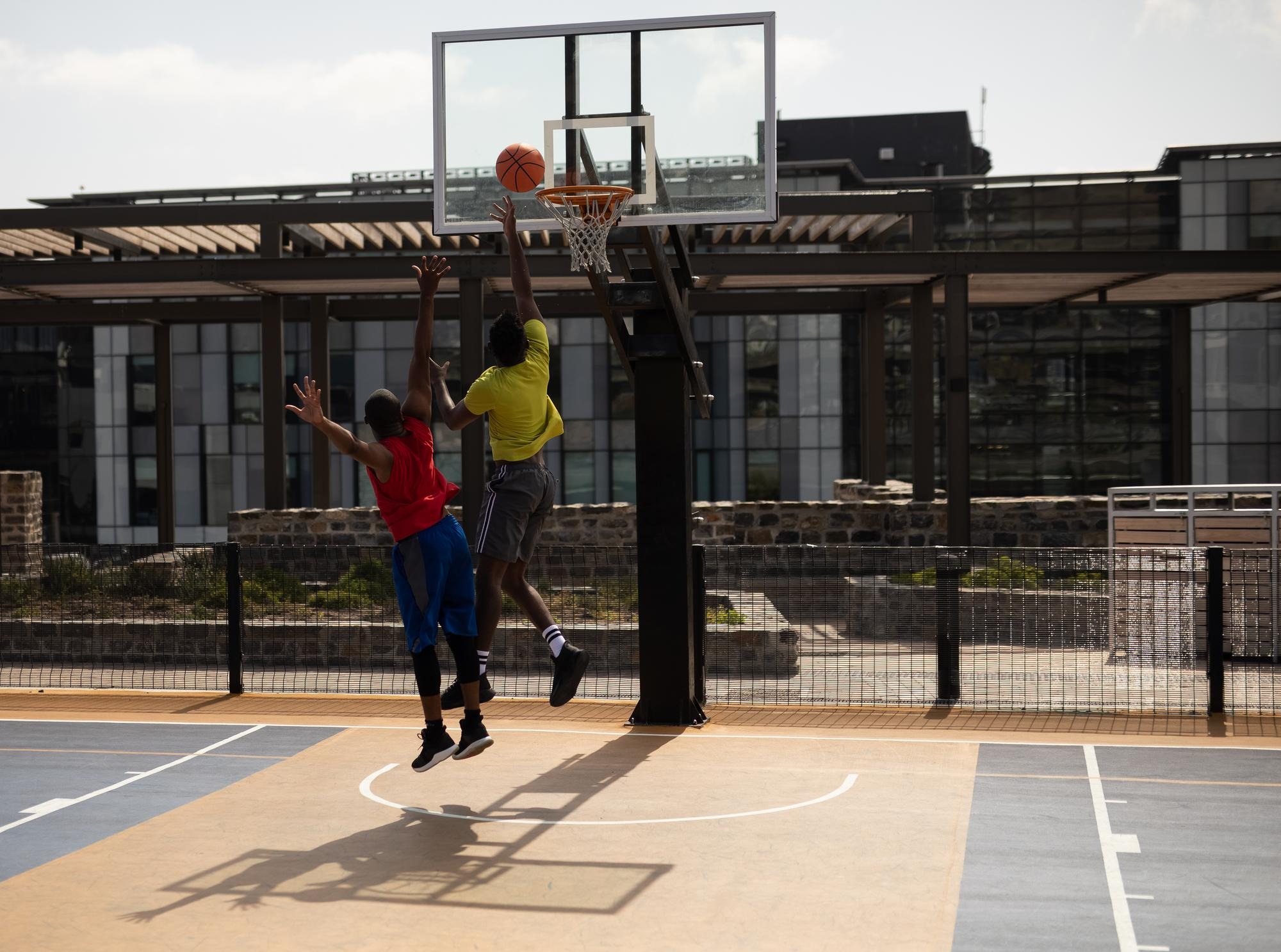 Easy Professional Basketball Court Installation