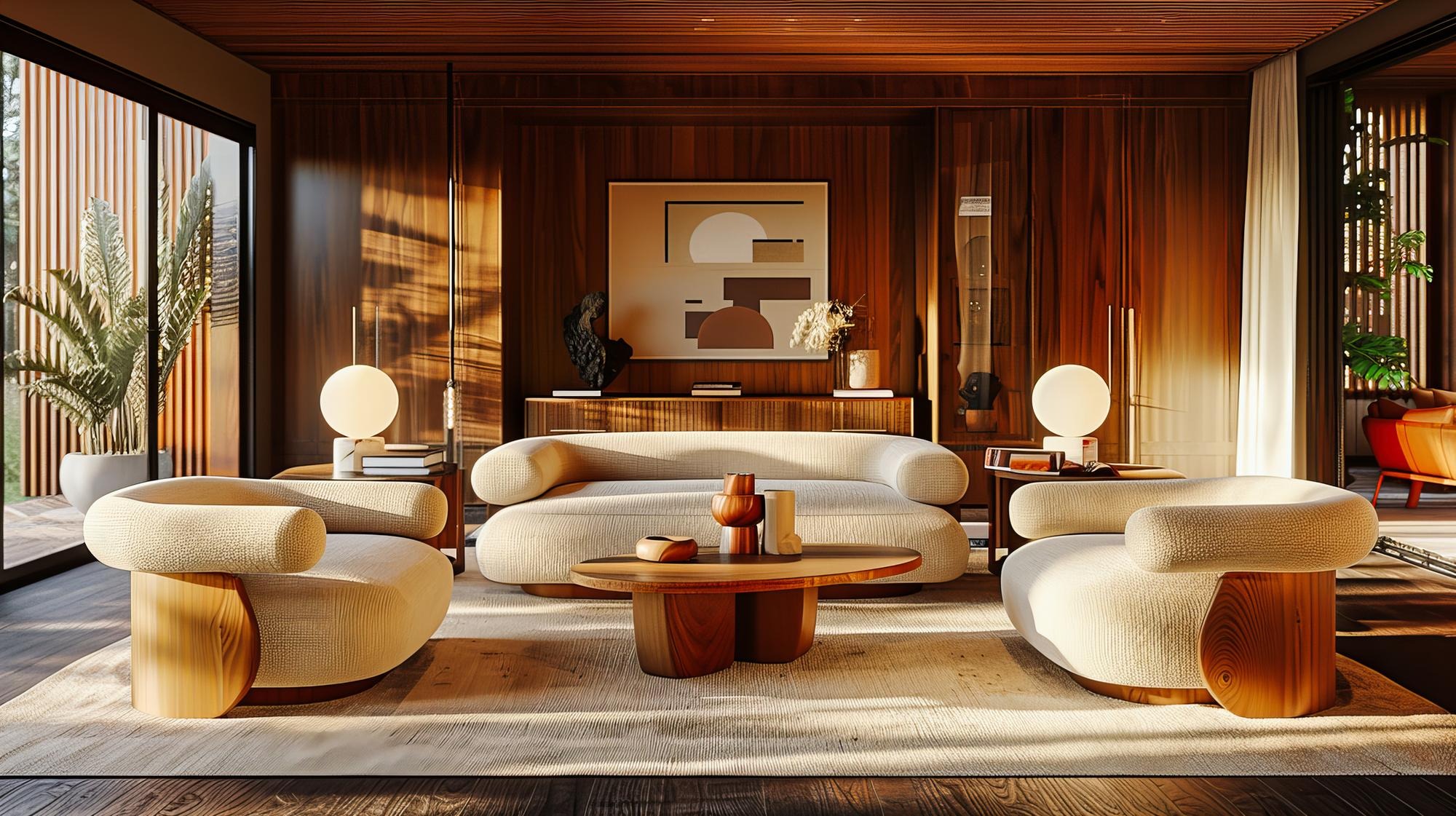 Golden Teak Hardwood Flooring for Sophisticated Interiors