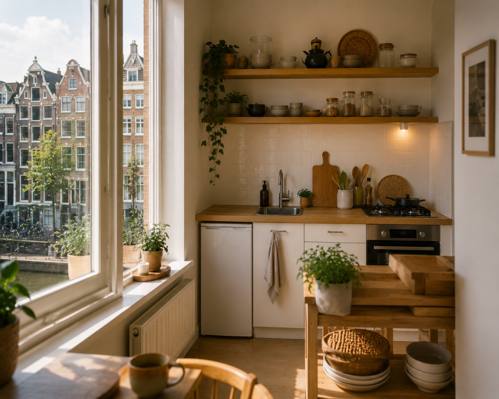 warmth to minimalist apartments