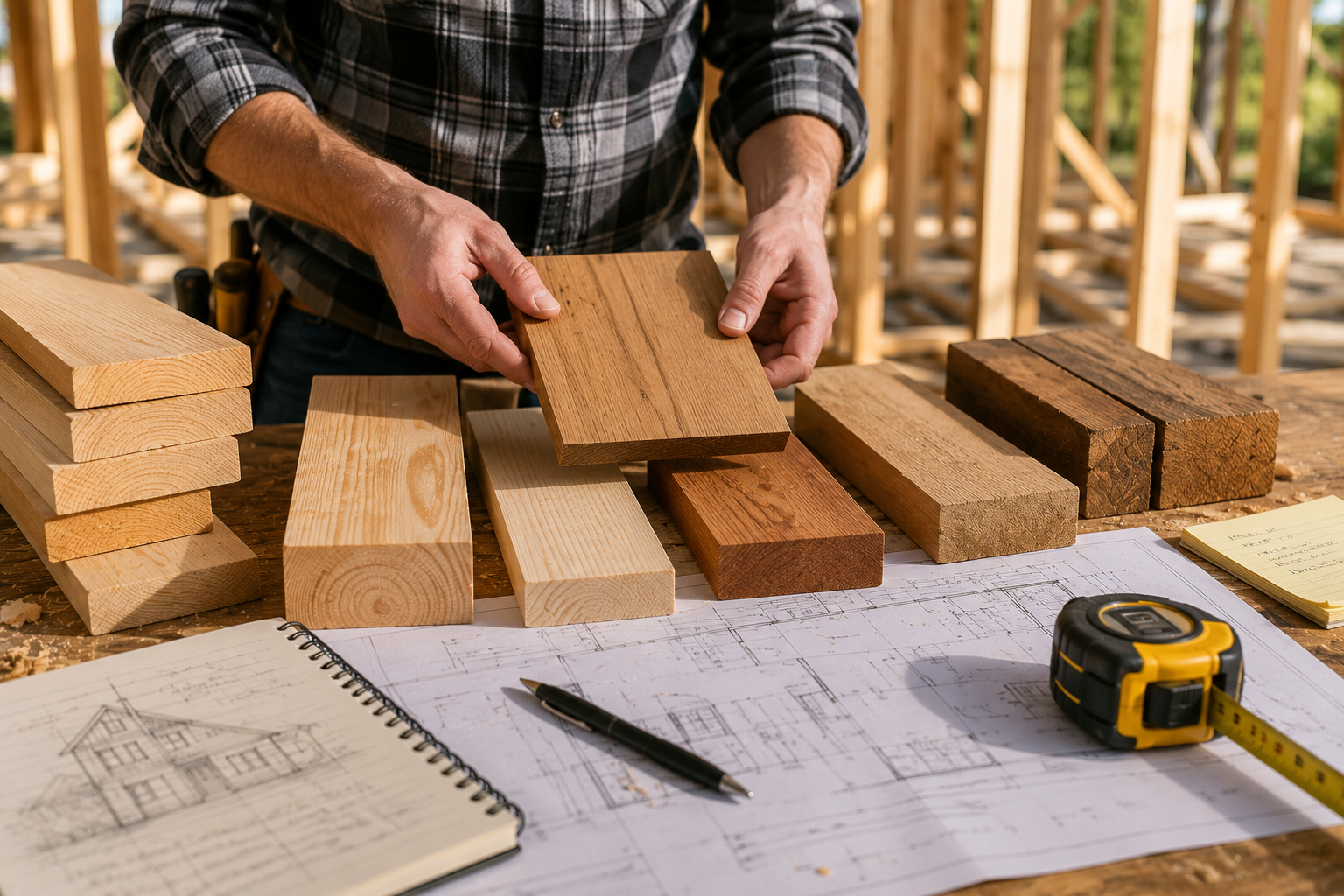 How to Choose the Best Wood for Construction and Building Projects