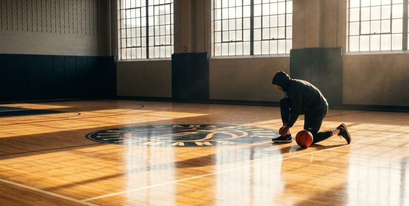 gymnasium wood flooring