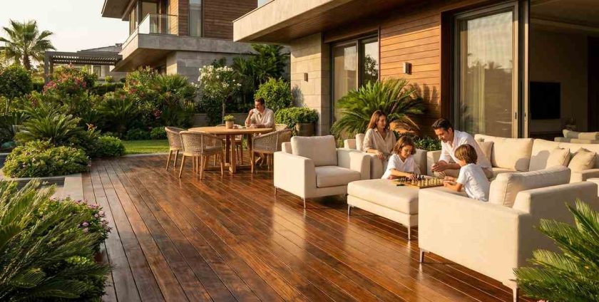 outdoor wood floor