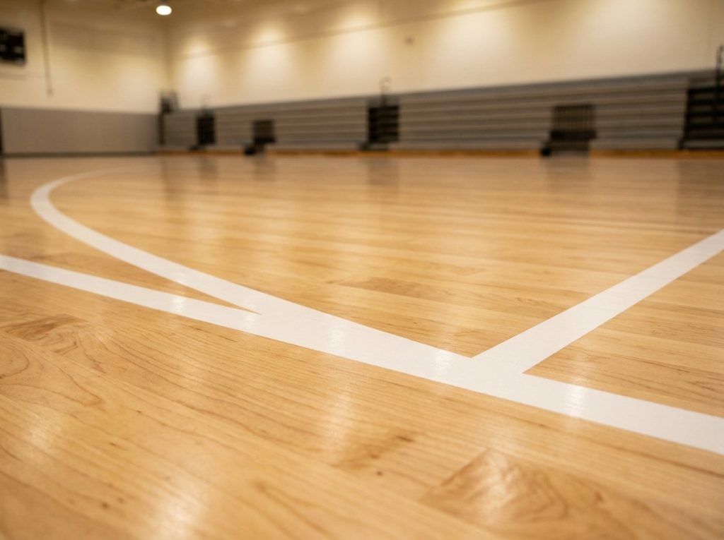 the definiton about gymnasium wood flooring