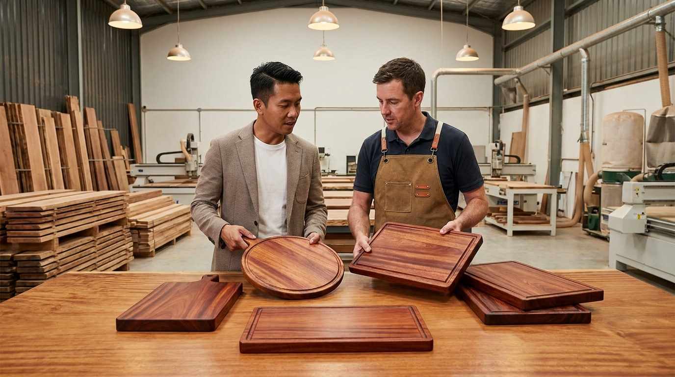How to Choose a Mahogany Wood Cutting Board Manufacturer