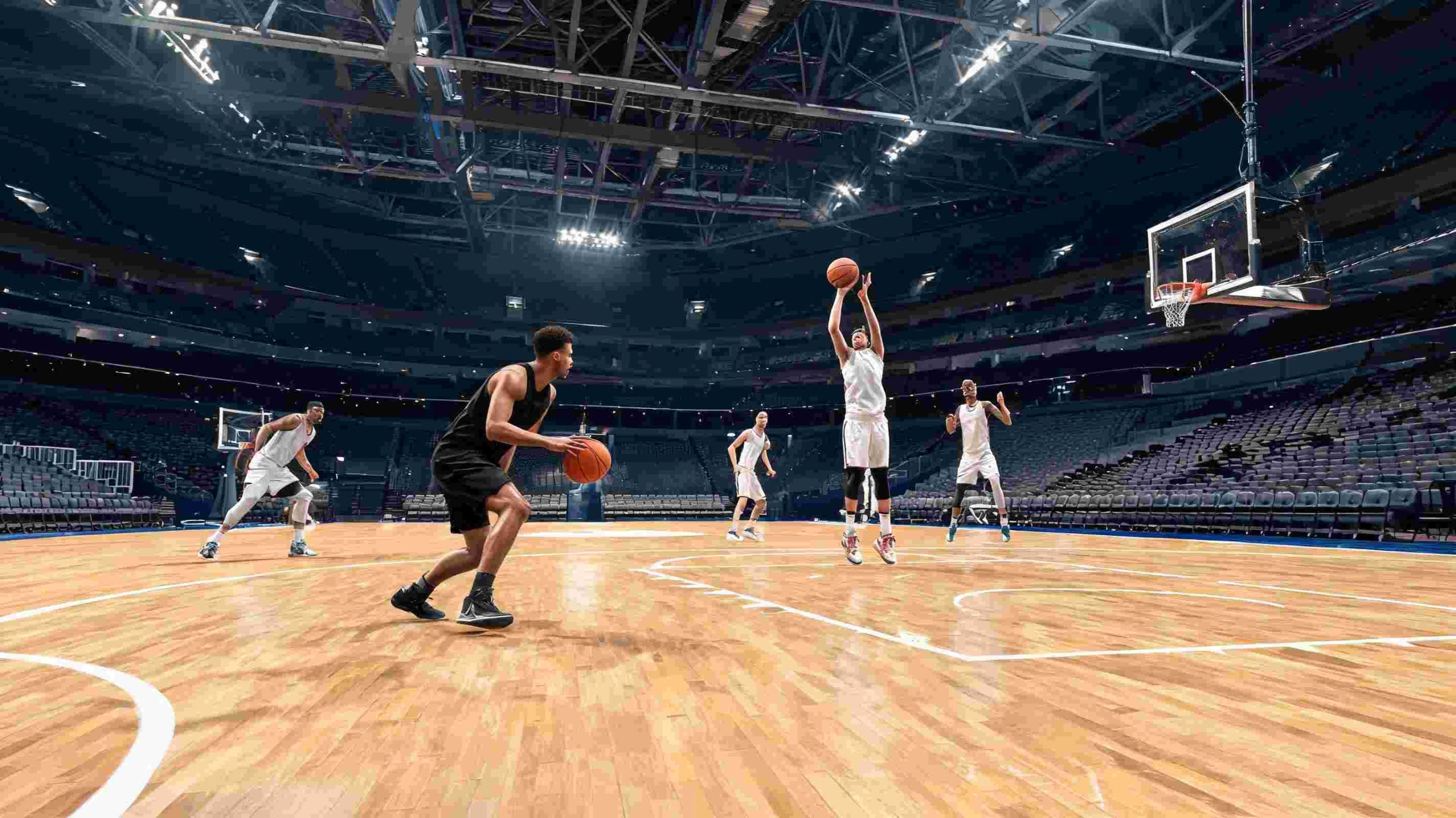 Basketball Court Indoor Flooring for Commercial Sports Projects