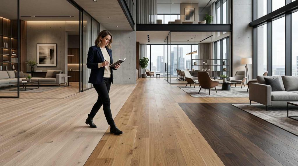 colours and finishes for commercial interiors
