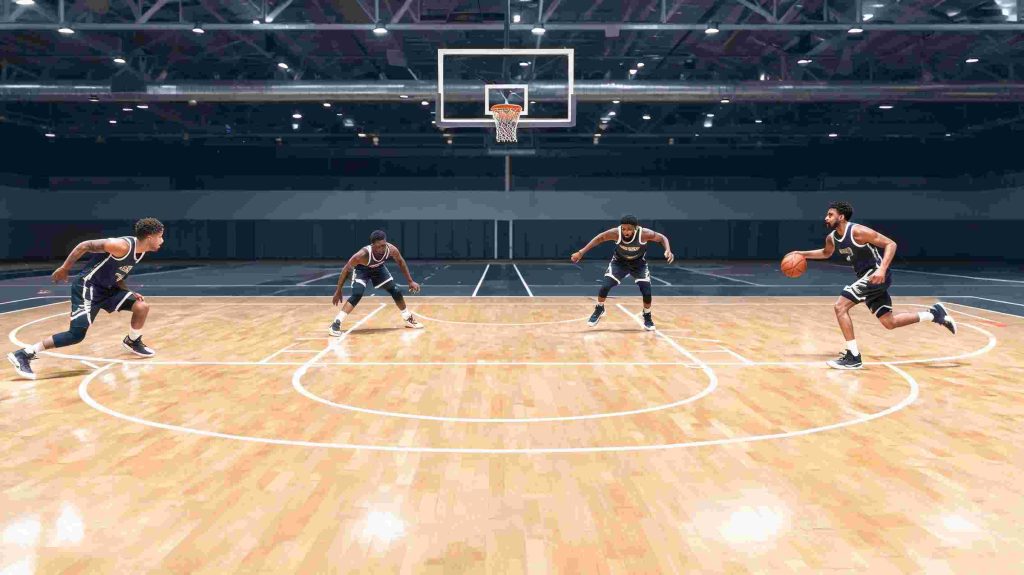 key features of high performance basketball floor