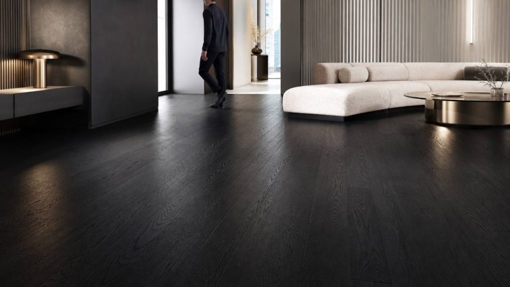 reason why black engineered wood flooring stand out