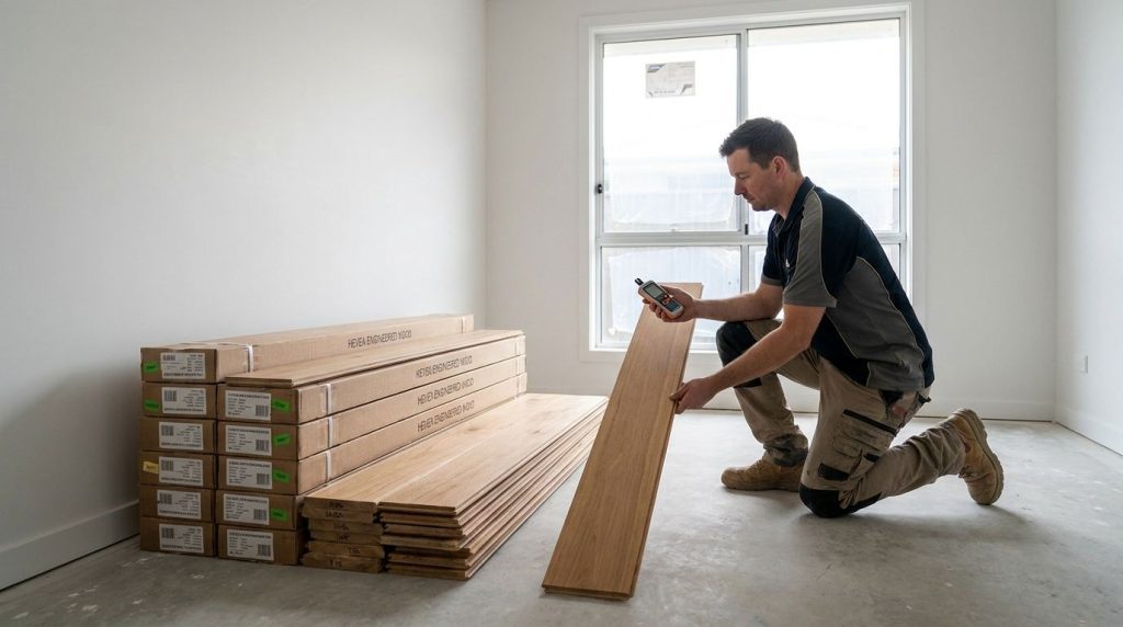 acclimate engineered flooring