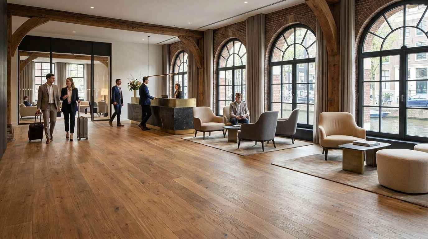 Amsterdam Engineered Wood Flooring for Commercial Projects