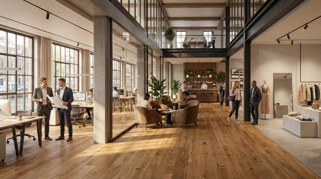 engineered wood flooring works for amsterdam projects