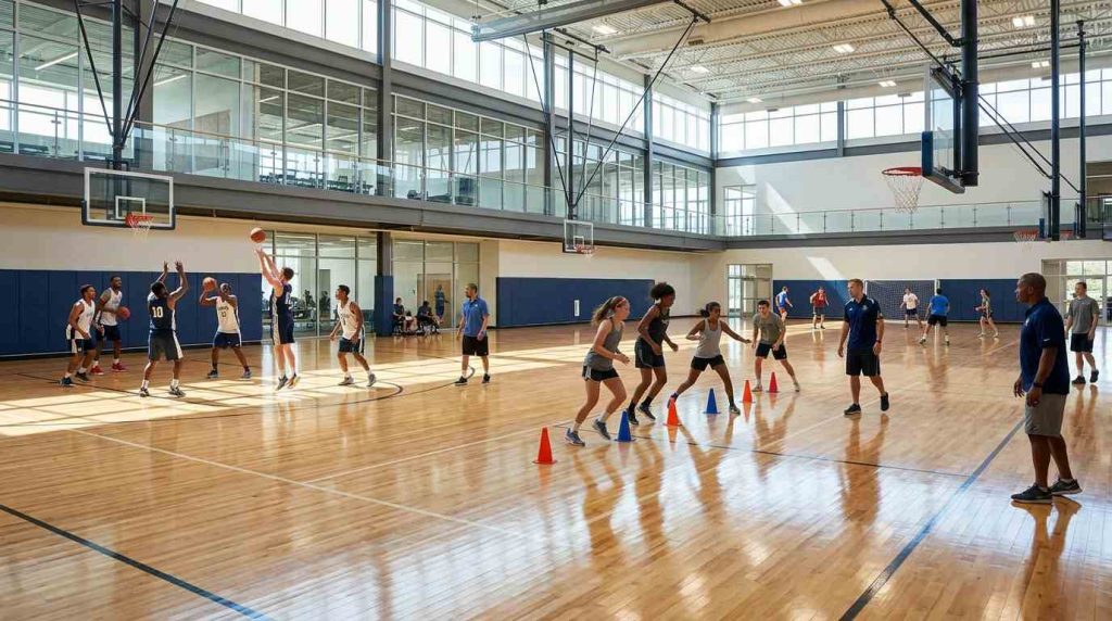 floors are used fot sport facility