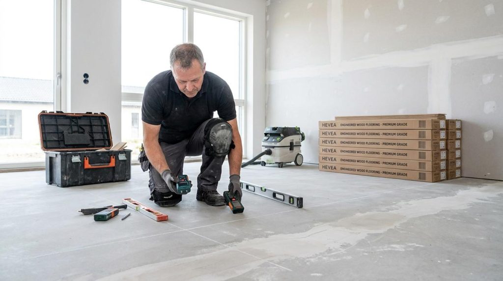 prepare the subfloor