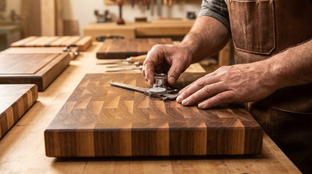 quality end grain cutting board